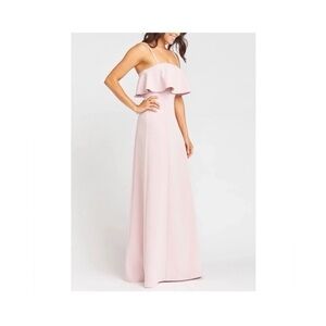 Show Me Your MuMu Maxi Monaco Bridesmaid Dress Strapless Gown Size Medium